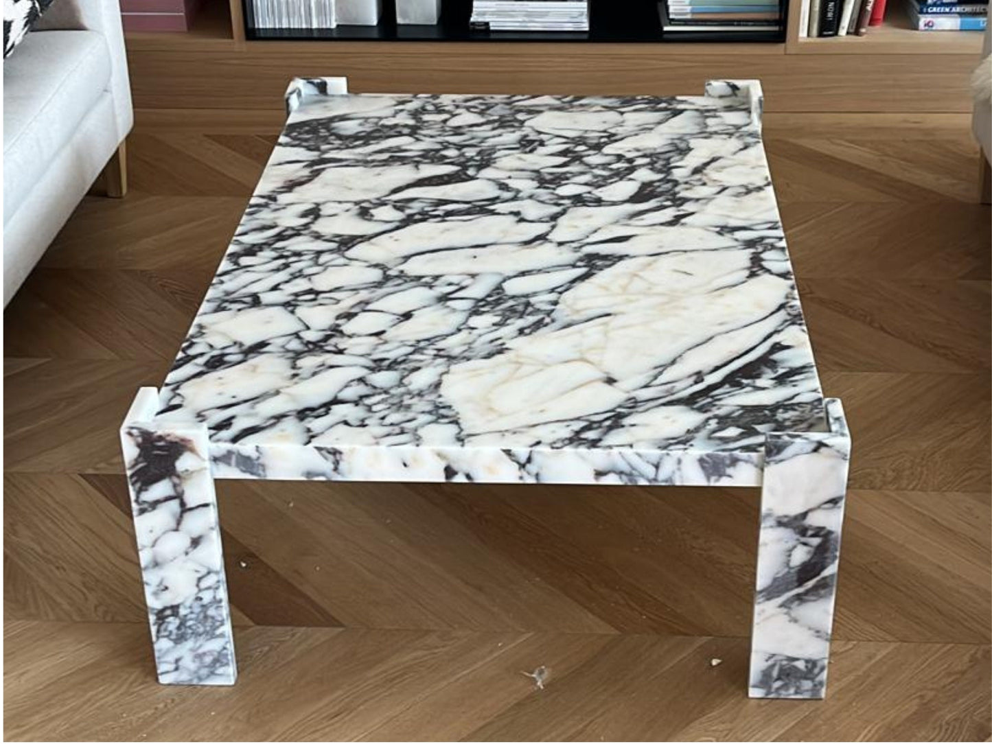Calacatta Viola Marble Coffee Table