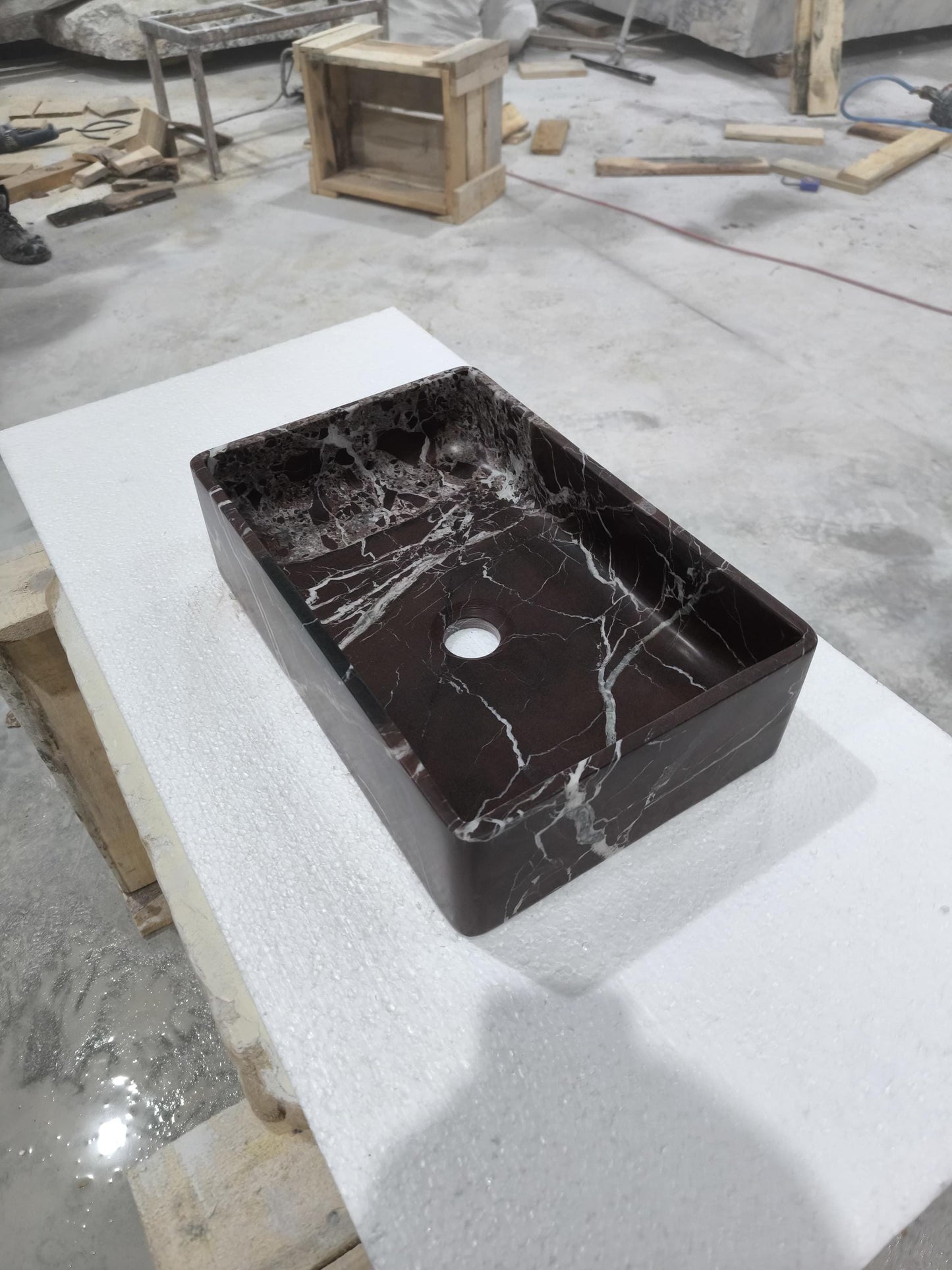 Rosso Levanto Marble Sink