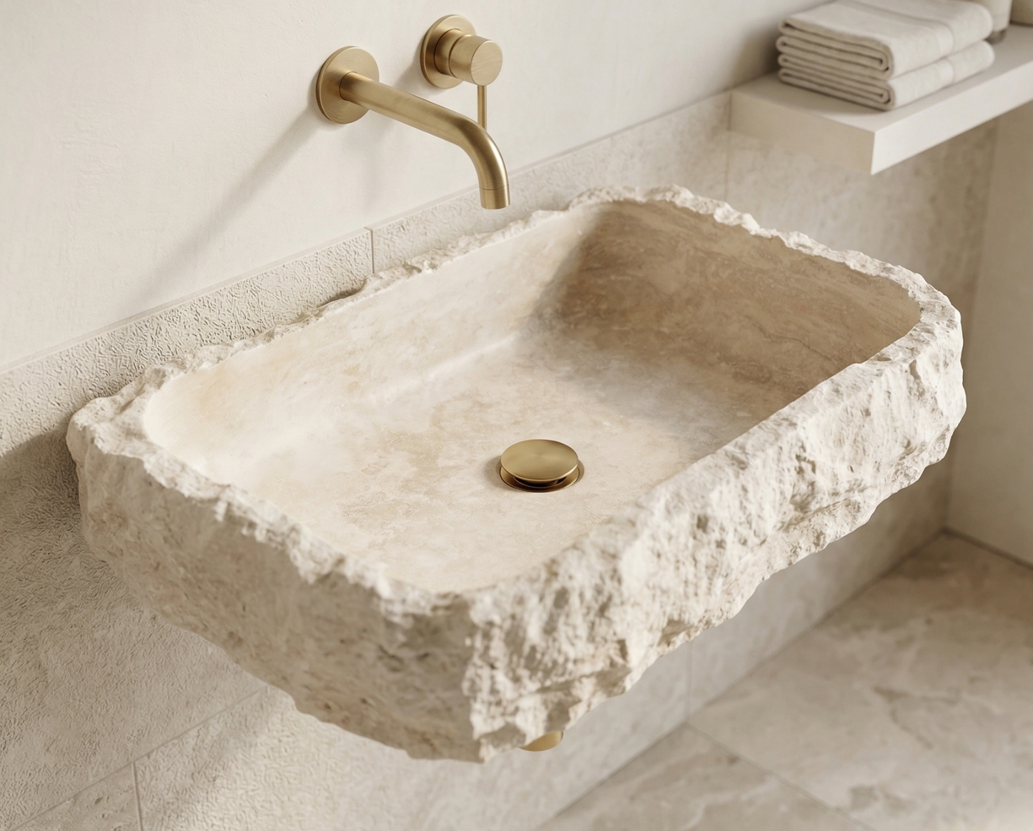 Travertine Sink