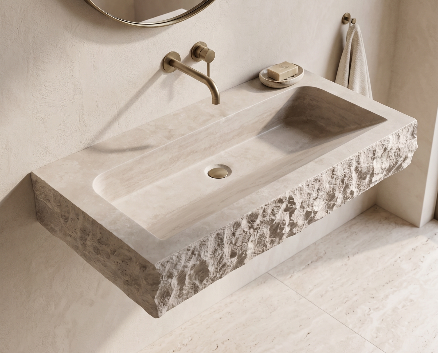 Travertine Marble Sink