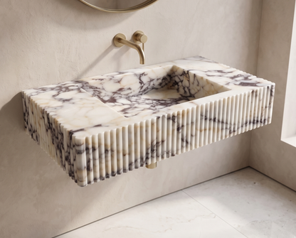 Calacatta Viola Marble Sink
