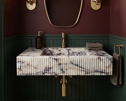 Calacatta Viola Marble Sink