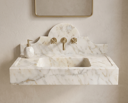 Calacatta Gold Marble Sink
