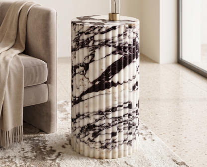Calacatta Marble Plinth Table
