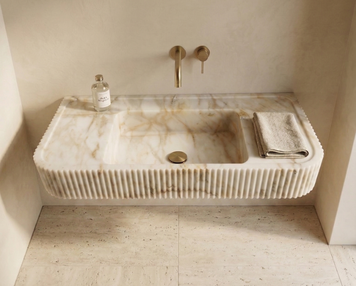 Calacatta Gold Marble Sink
