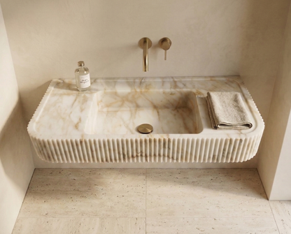 Calacatta Gold Marble Sink