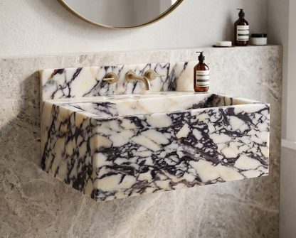 Calacatta Viola Marble Sink