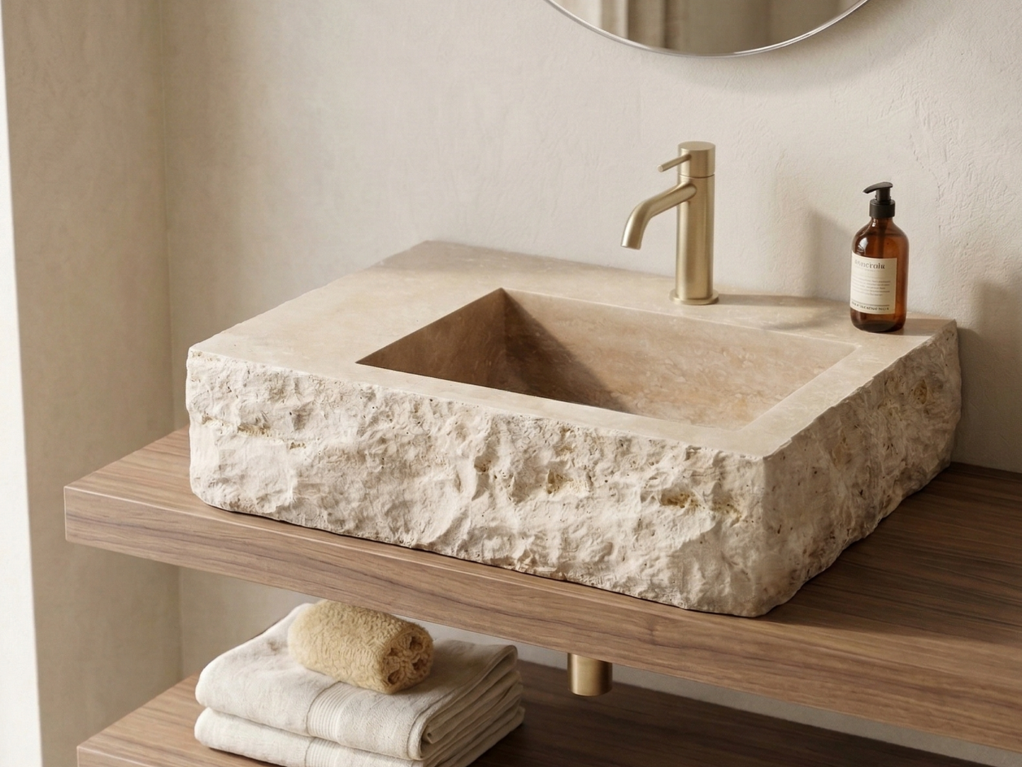 Travertine Sink