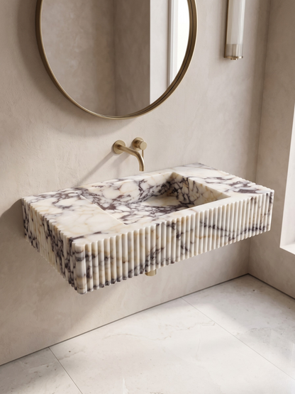 Calacatta Viola Marble Sink