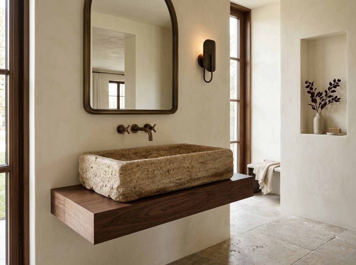 Organic Hand Carved Sink