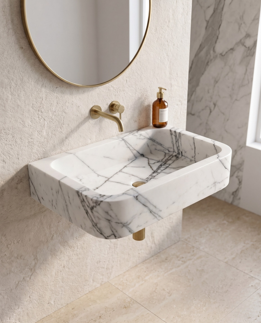 Modern Lilac Marble Sink