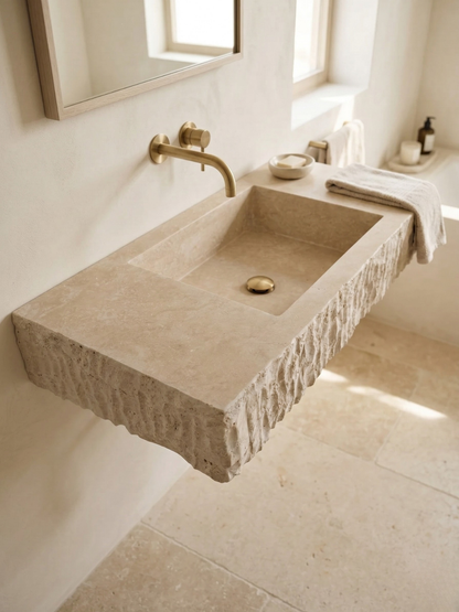 Travertine Marble Sink
