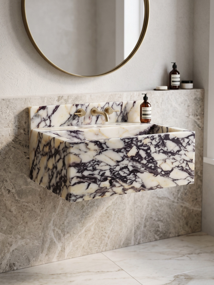 Calacatta Viola Marble Sink