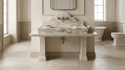Calacatta Viola Marble Sink