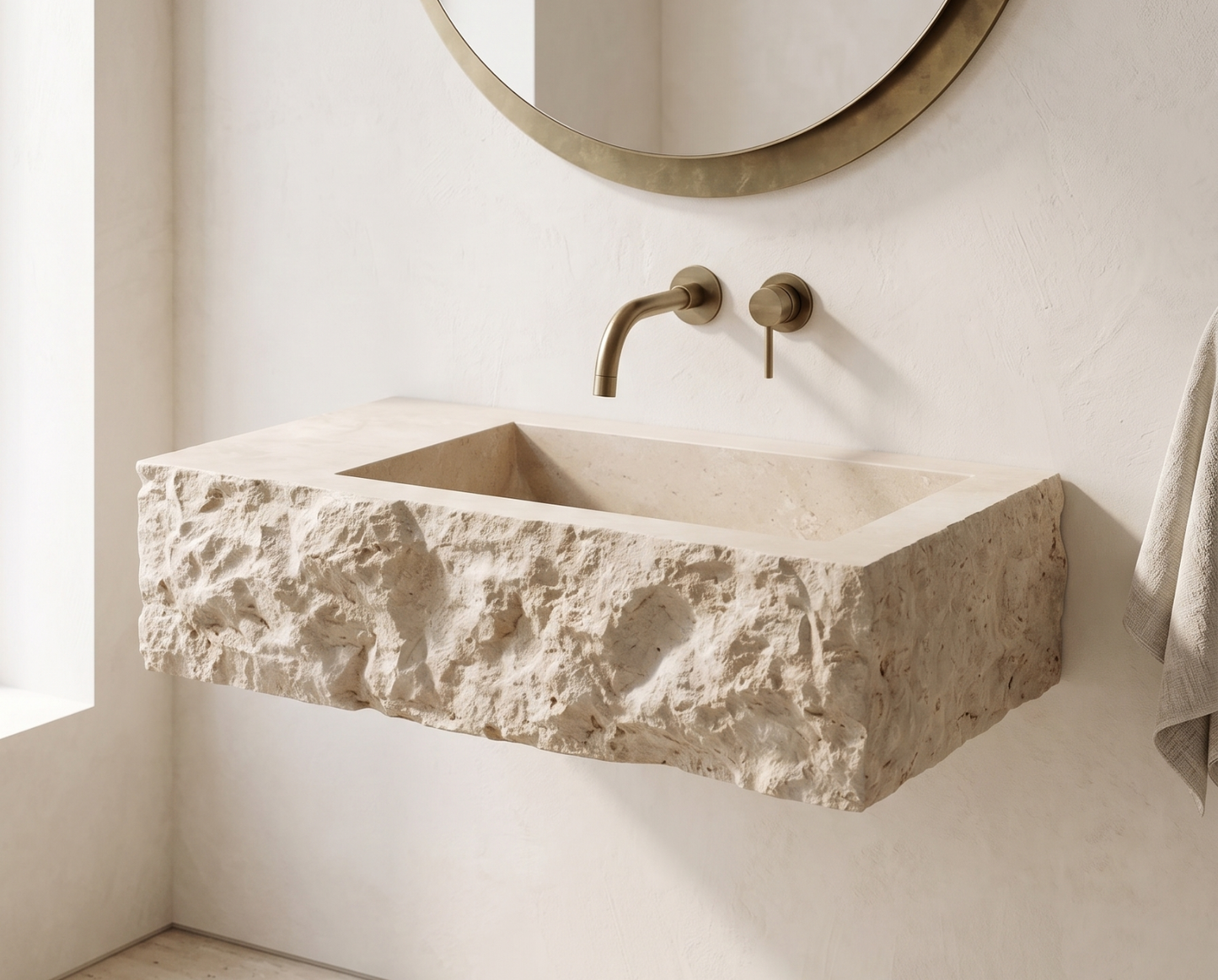 Travertine Marble Sink