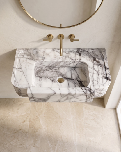 Lilac Marble Sink