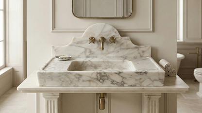 Calacatta Viola Marble Sink