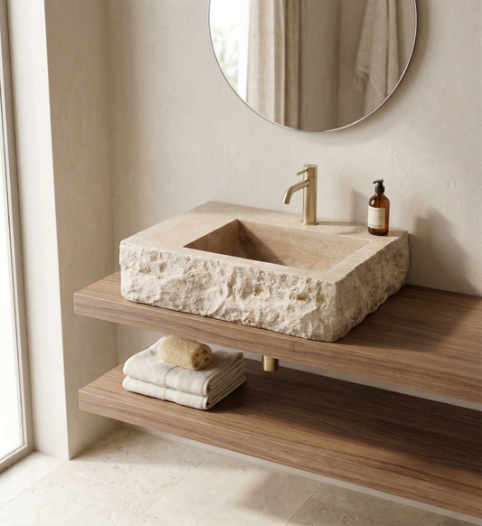 Travertine Sink