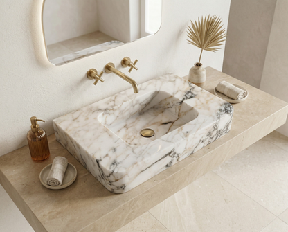 Calacatta Marble Sink
