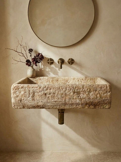 Organic Hand Carved Sink