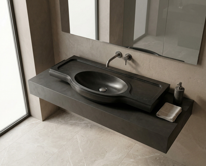 Nero Marquina Marble Sink