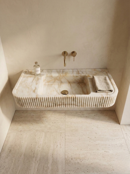 Calacatta Gold Marble Sink