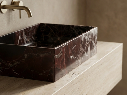 Rosso Levanto Marble Sink