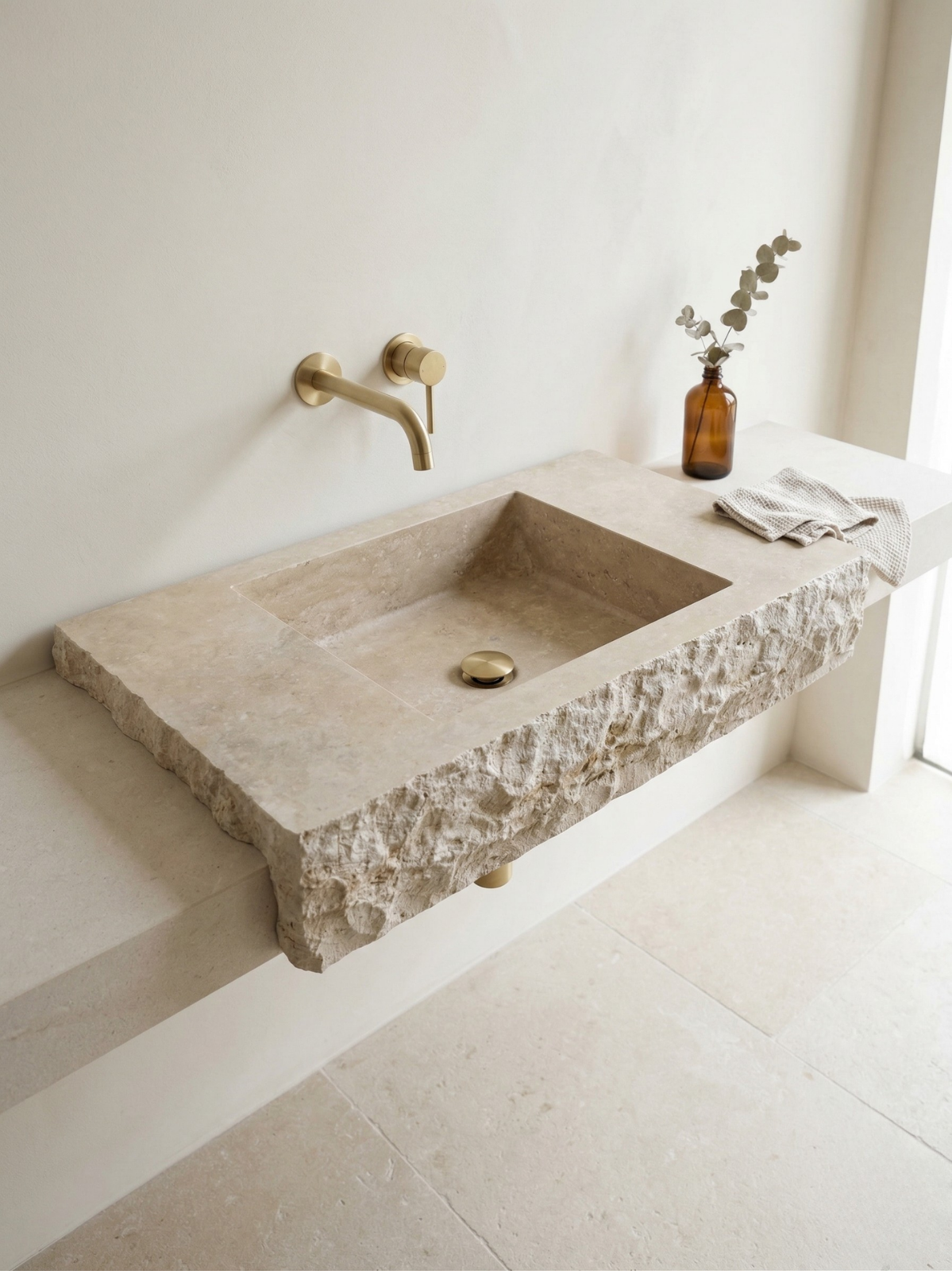 Travertine Sink