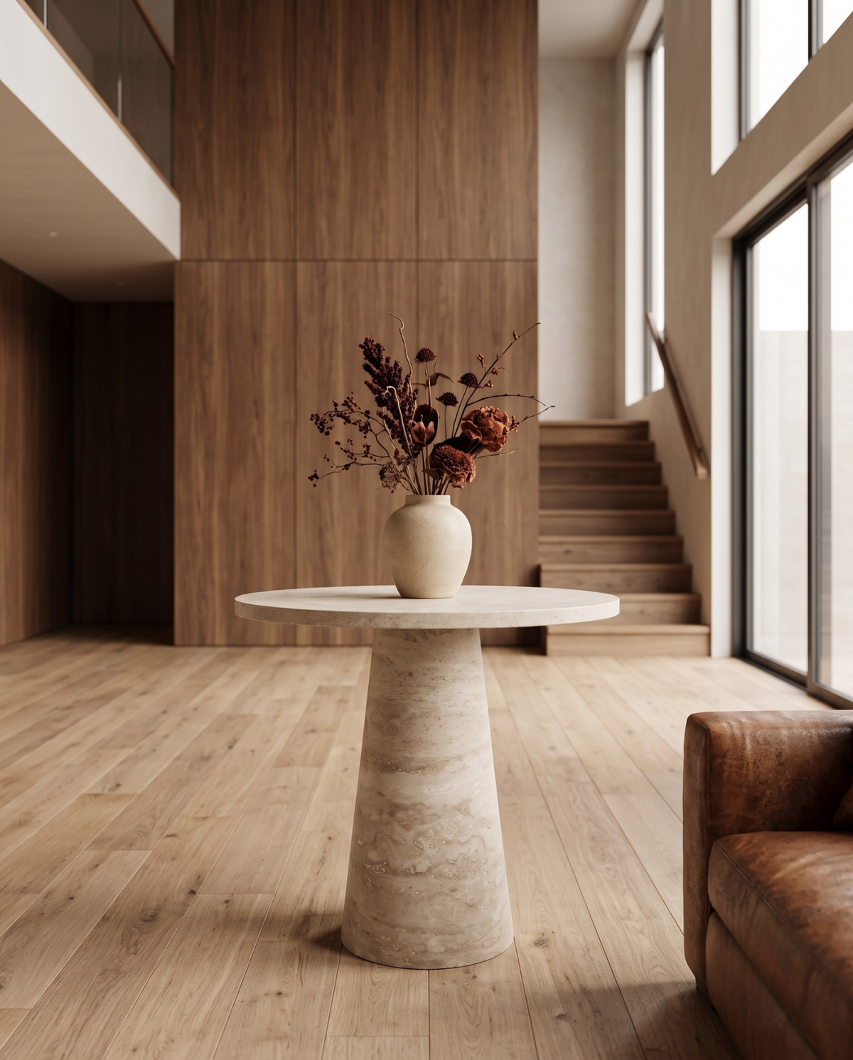 Handmade Rustic Plinth Side Table or Dining Table