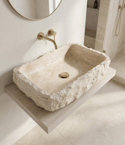 Travertine Sink