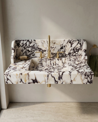 Calacatta Viola Marble Sink