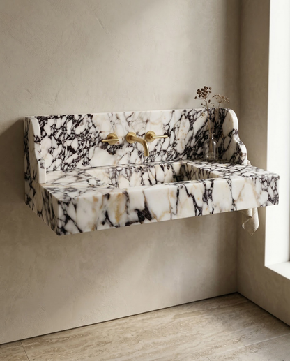 Calacatta Viola Marble Sink
