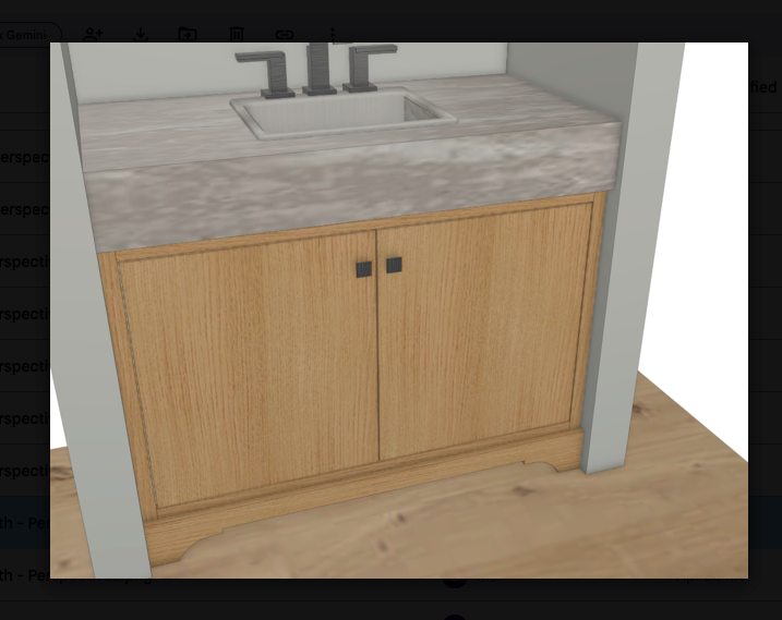 Custom Travertine Sink - rough chiselled