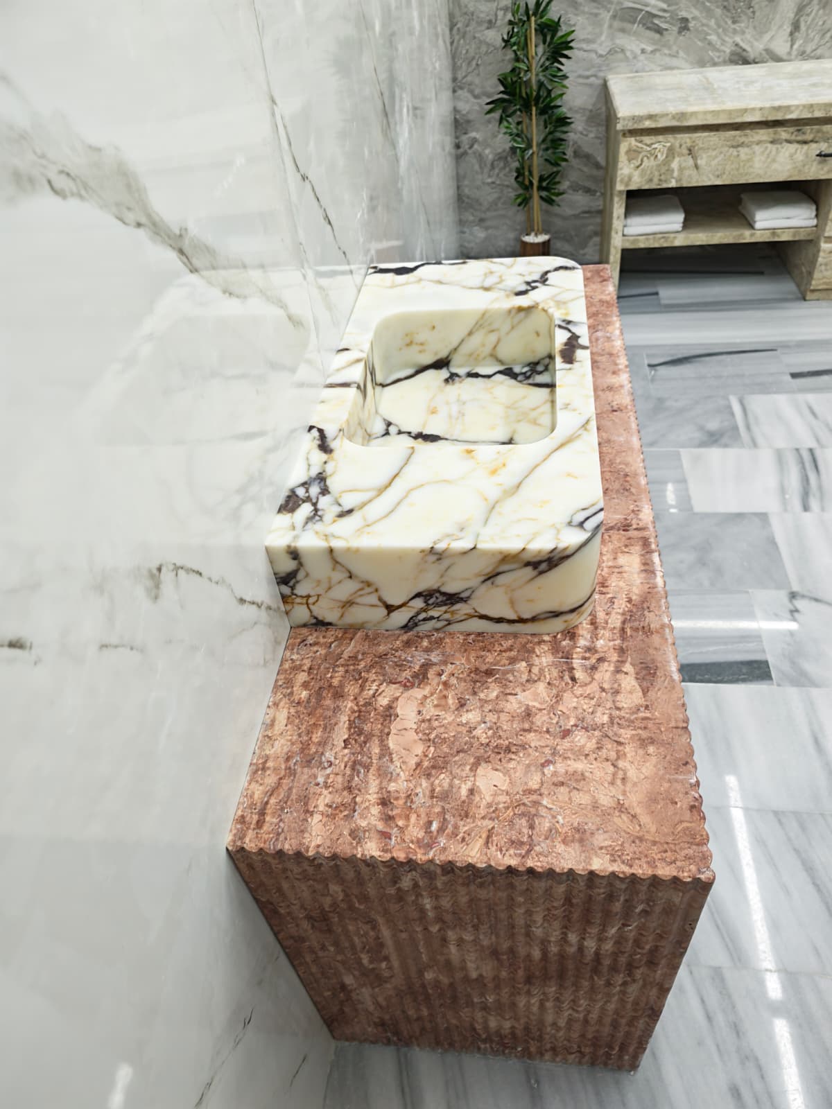 Calacatta Marble Sink