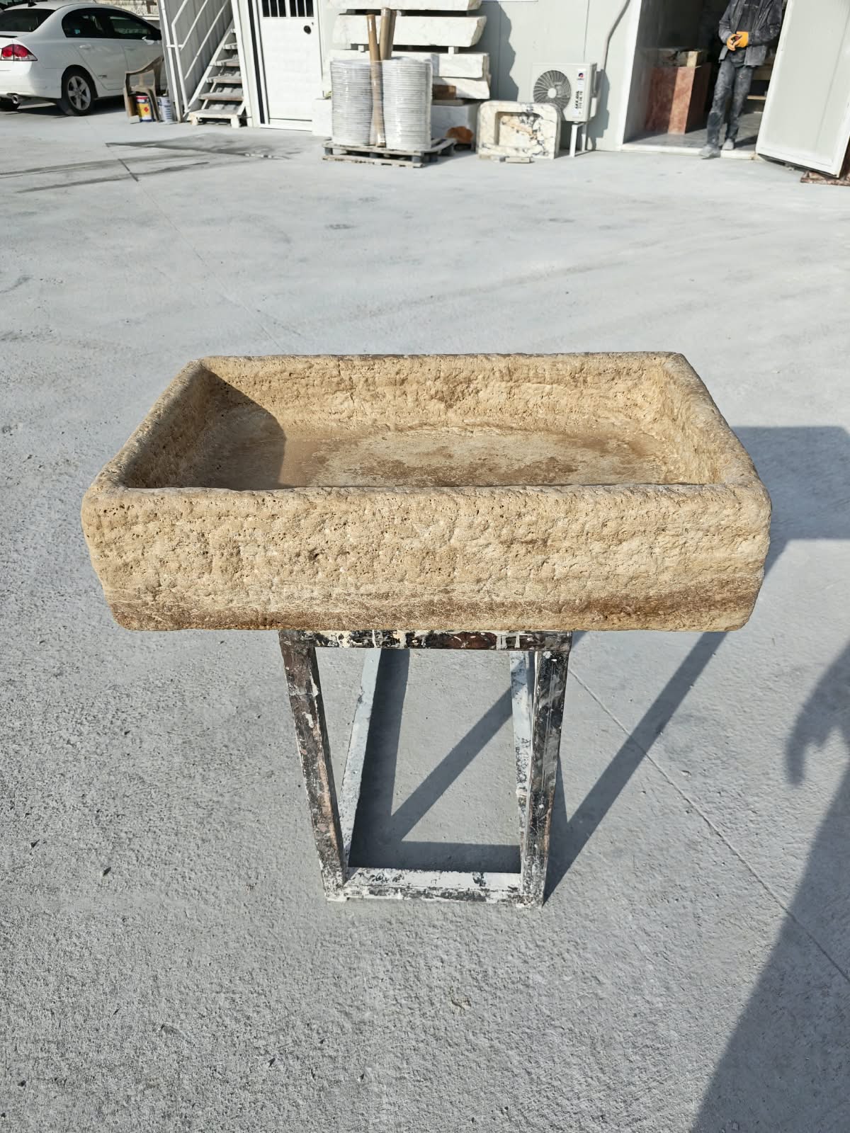 Organic Hand Carved Sink
