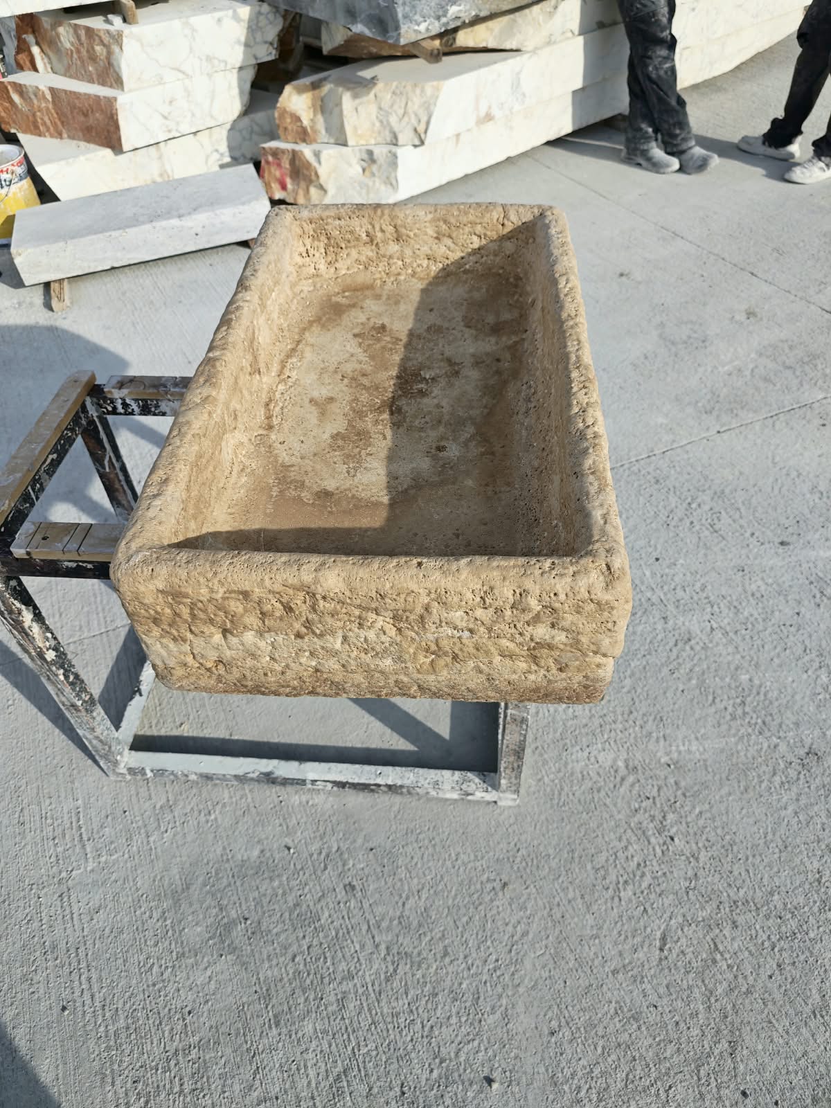 Organic Hand Carved Sink