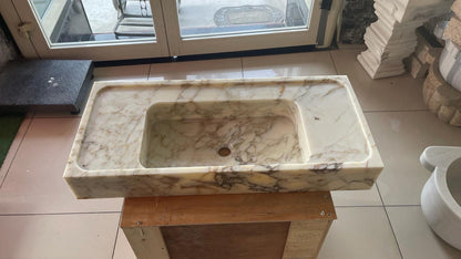 Calacatta Viola Marble Sink