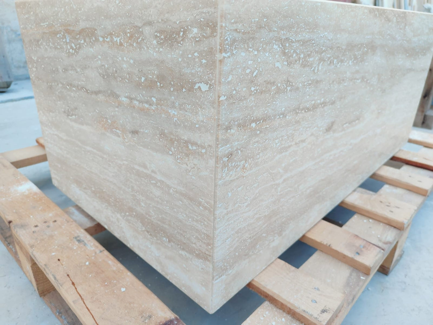 Travertine Rectangular Coffee Table