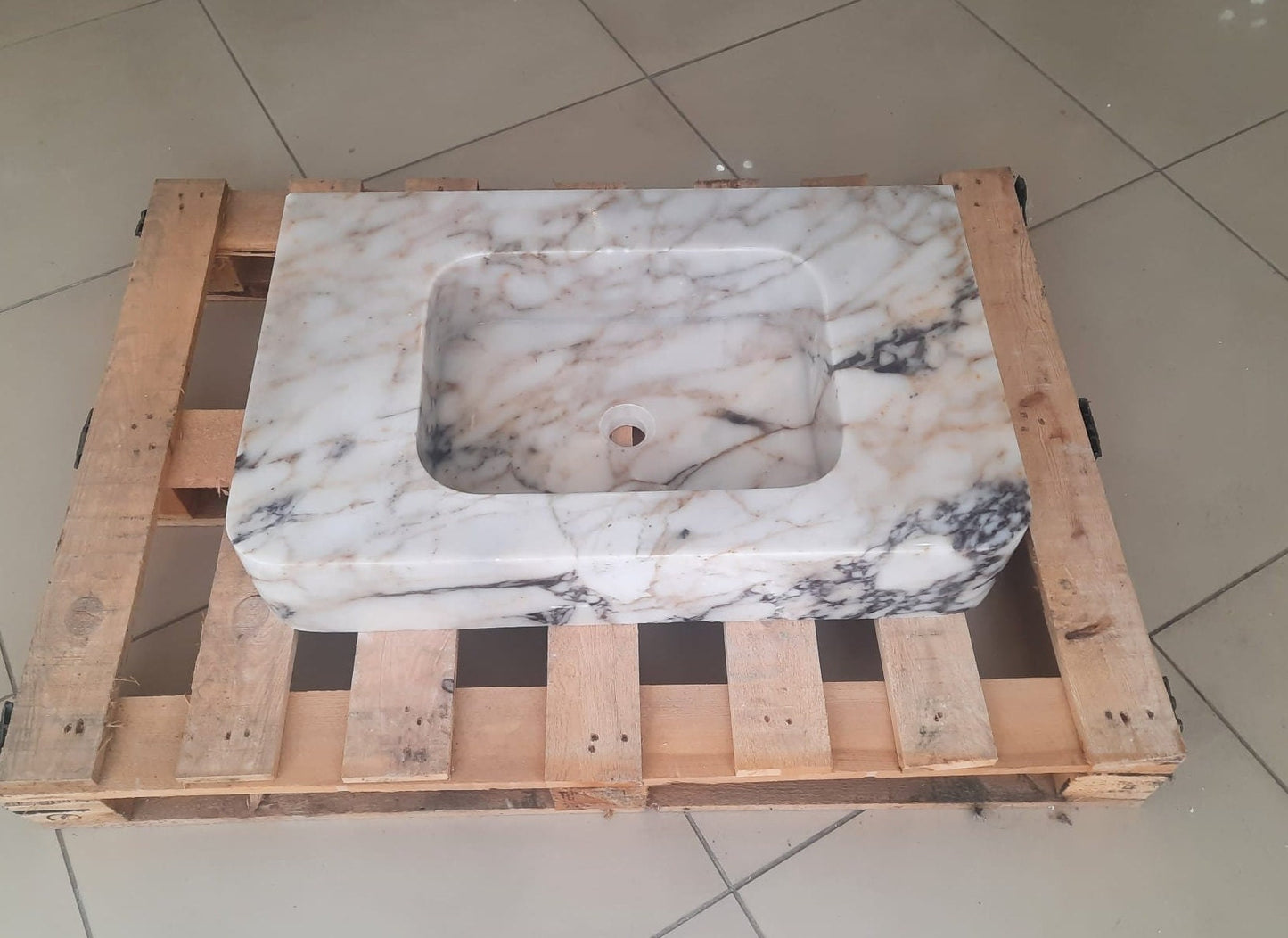 Calacatta Marble Sink
