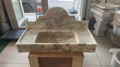 Calacatta Viola Marble Sink