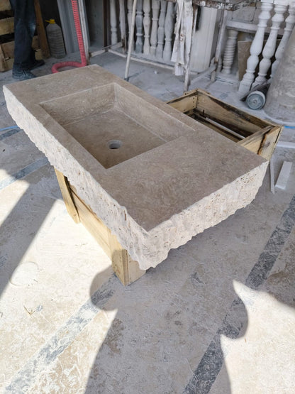 Travertine Marble Sink
