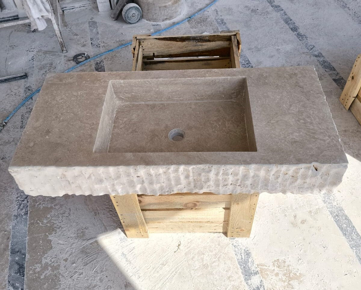 Travertine Marble Sink