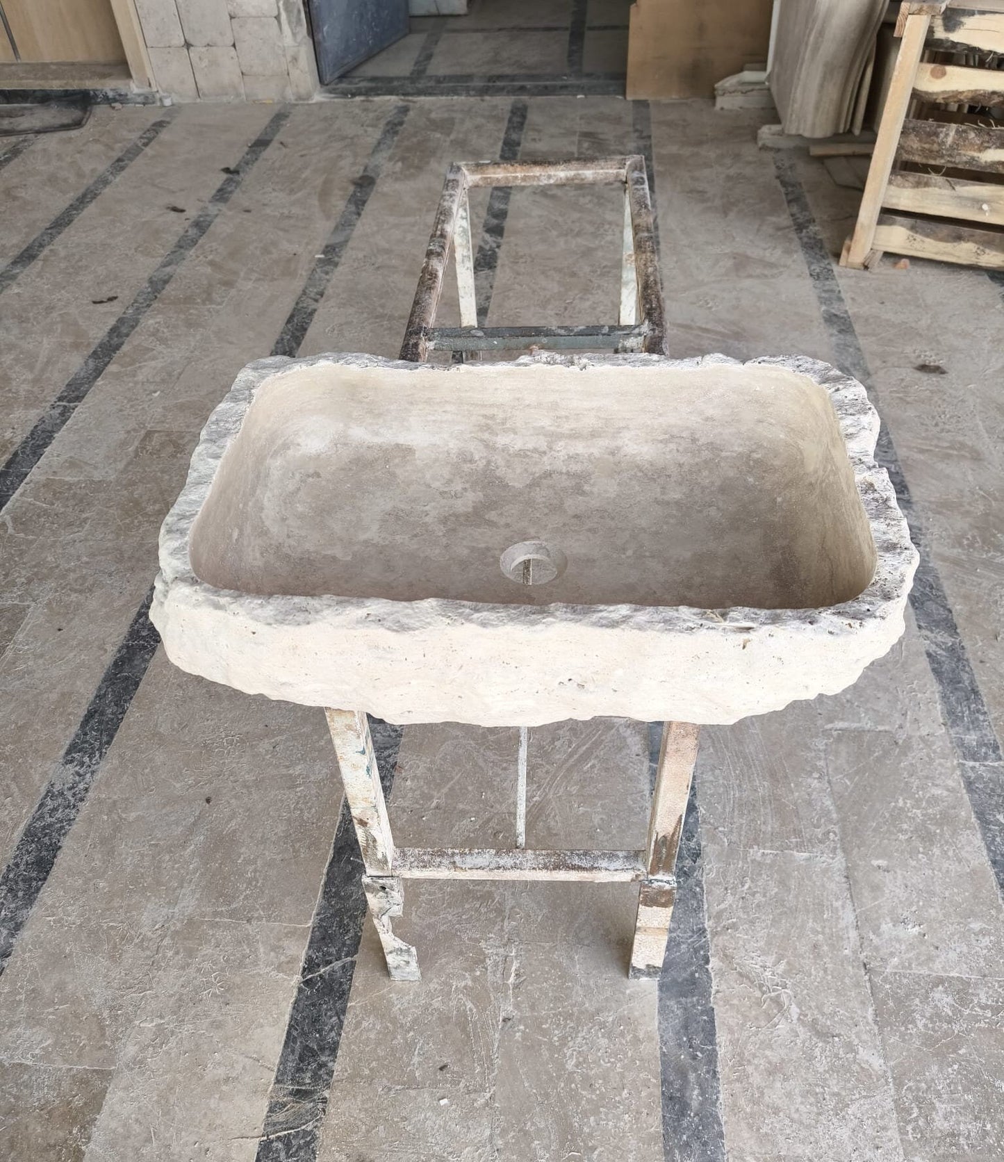 Travertine Sink