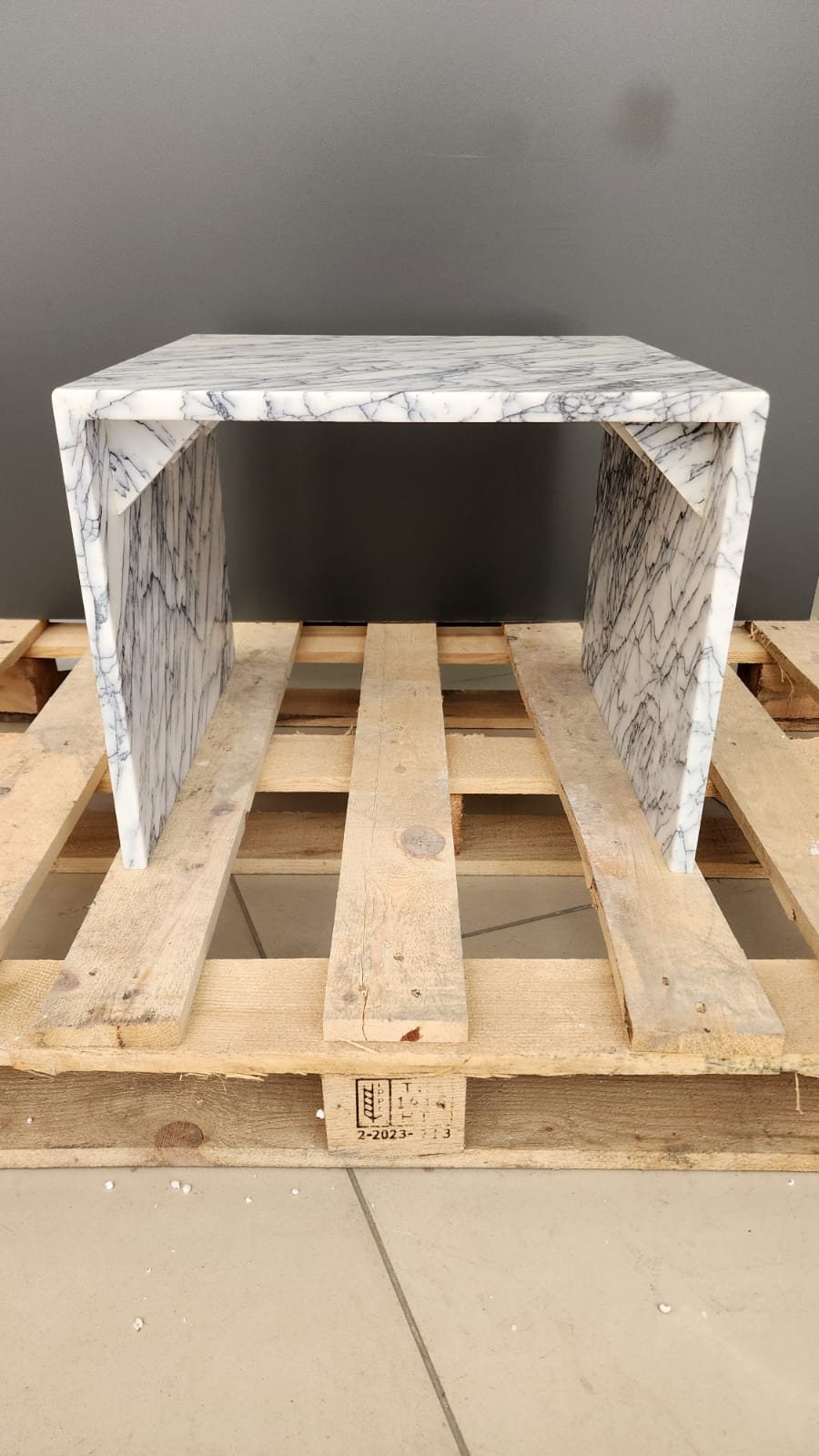 Calacatta Viola Marble Side Table