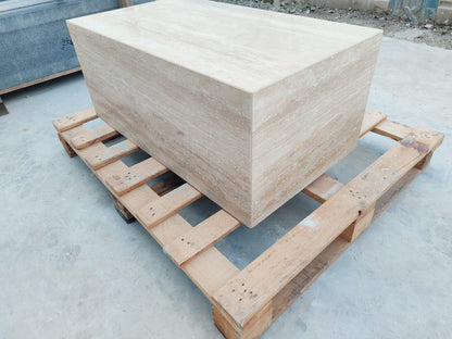Travertine Rectangular Coffee Table