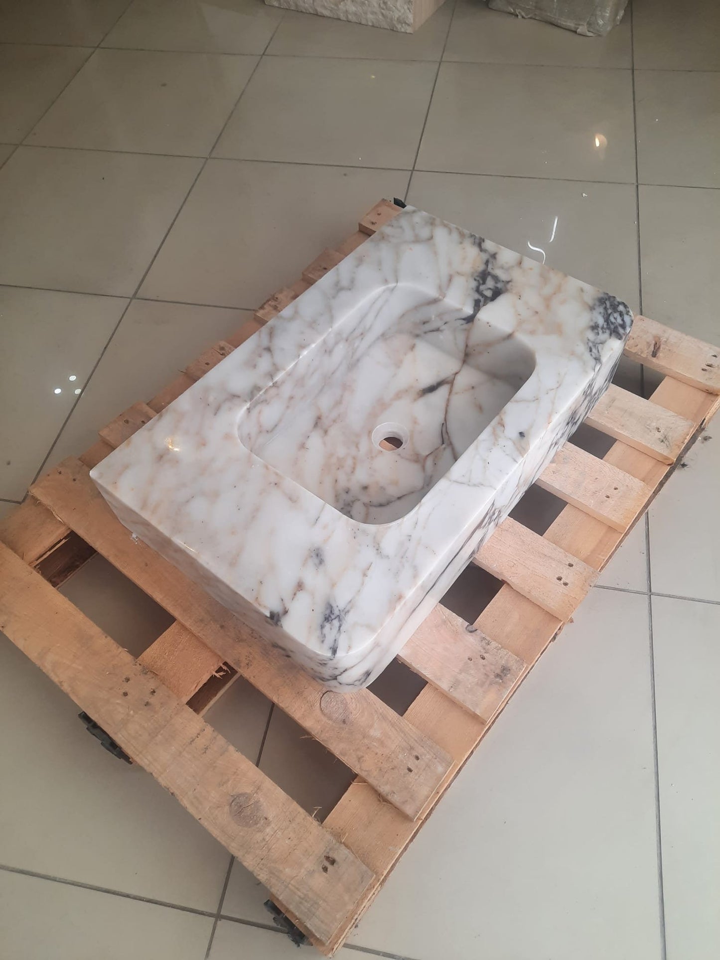 Calacatta Marble Sink