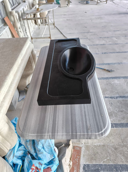 Nero Marquina Marble Sink