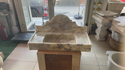 Calacatta Viola Marble Sink