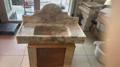 Calacatta Viola Marble Sink
