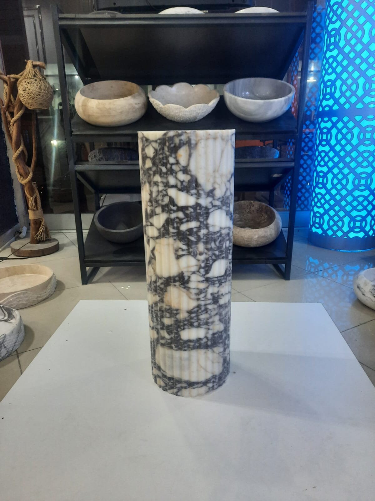Calacatta Viola Side Table